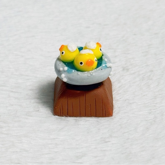 Peachfetti Ootori sama Bath Studio Ghibli Spirited Away Spinning Artisan Keycap